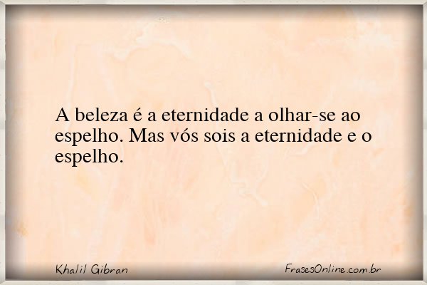 Frase de Khalil Gibran