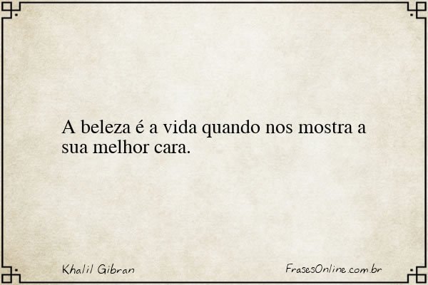 Frase de Khalil Gibran
