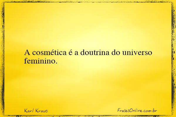 Frase de Karl Kraus