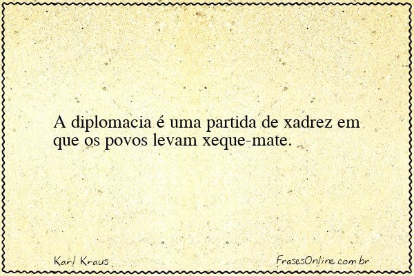 Frase de Karl Kraus