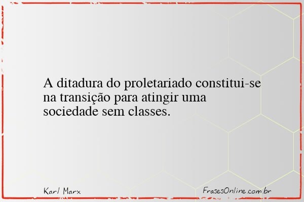 Frase de Karl Marx