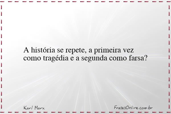 Frase de Karl Marx