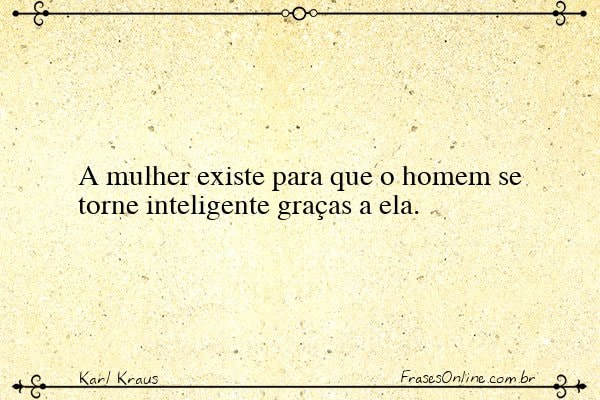 Frase de Karl Kraus
