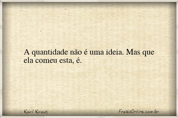Frase de Karl Kraus