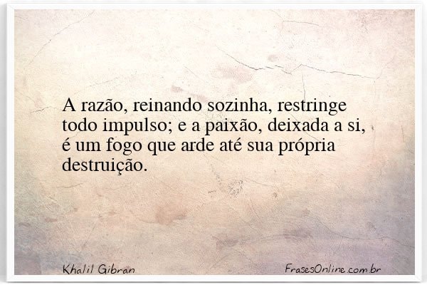 Frase de Khalil Gibran