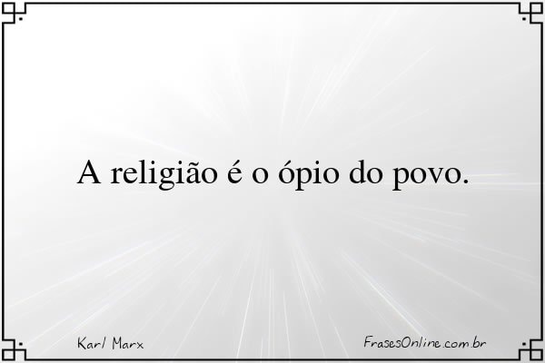 Frase de Karl Marx