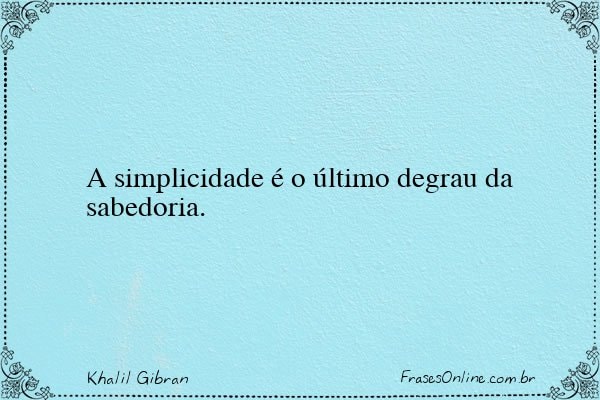 Frase de Khalil Gibran