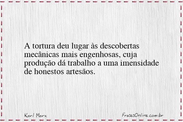 Frase de Karl Marx