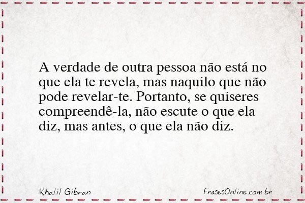 Frase de Khalil Gibran