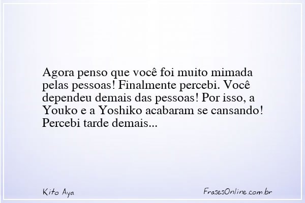 Frase de Kito Aya