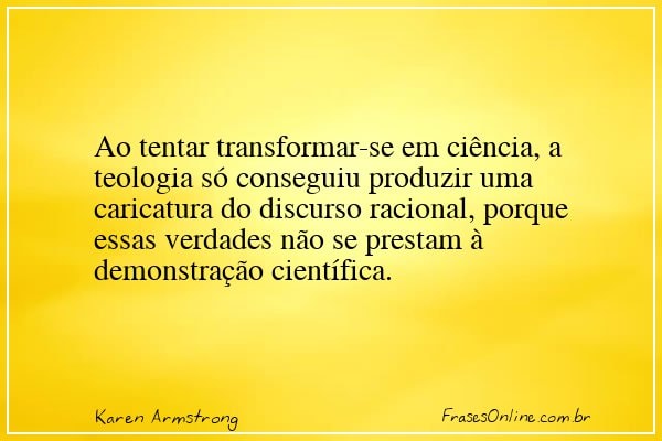 Frase de Karen Armstrong