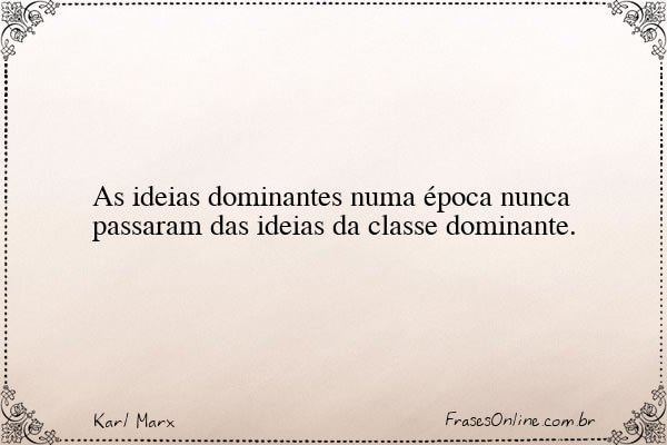 Frase de Karl Marx