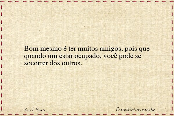 Frase de Karl Marx