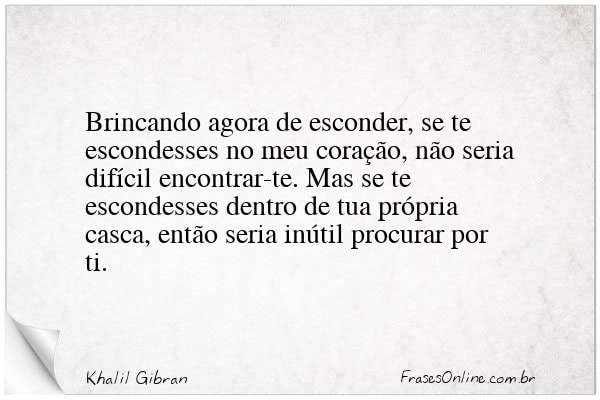 Frase de Khalil Gibran