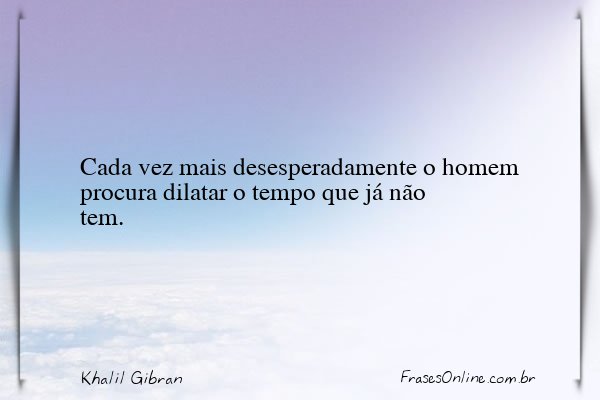 Frase de Khalil Gibran