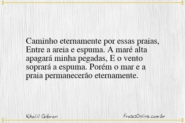 Frase de Khalil Gibran