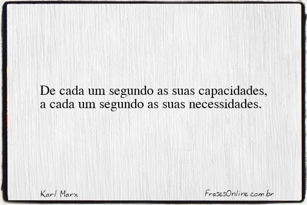 Frase de Karl Marx