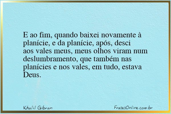 Frase de Khalil Gibran