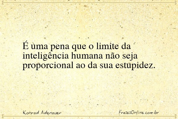 Frase de Konrad Adenauer