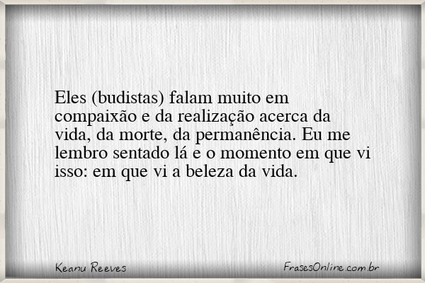 Frase de Keanu Reeves