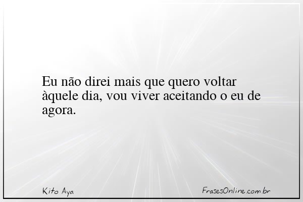 Frase de Kito Aya