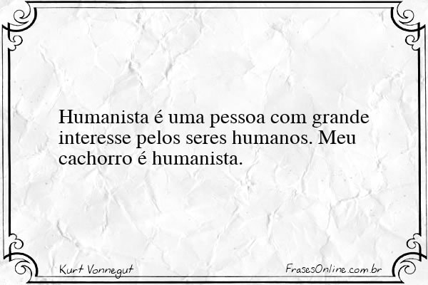Frase de Kurt Vonnegut