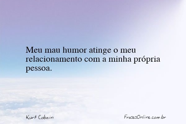 Frase de Kurt Cobain
