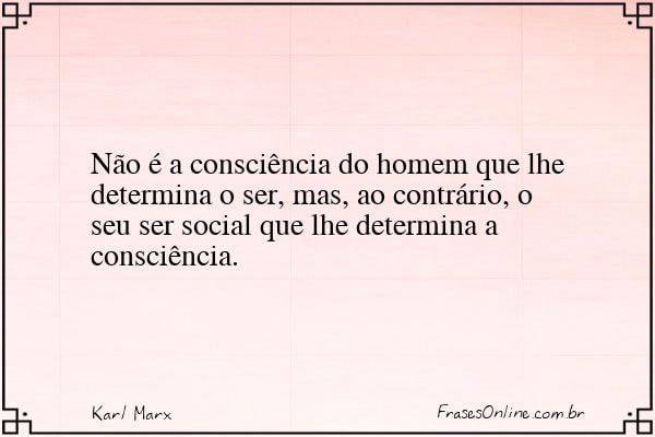 Frase de Karl Marx