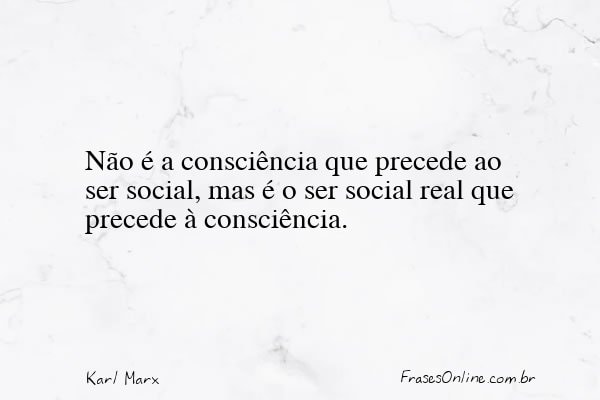 Frase de Karl Marx