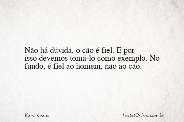 Frase de Karl Kraus