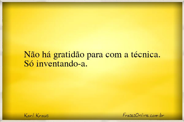 Frase de Karl Kraus