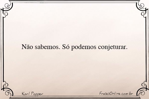 Frase de Karl Popper
