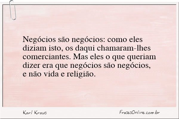 Frase de Karl Kraus