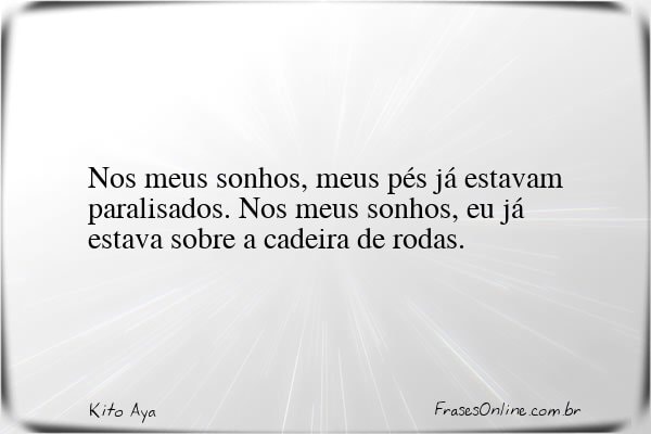Frase de Kito Aya