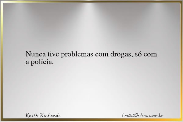 Frase de Keith Richards