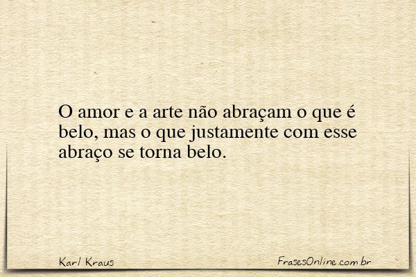Frase de Karl Kraus