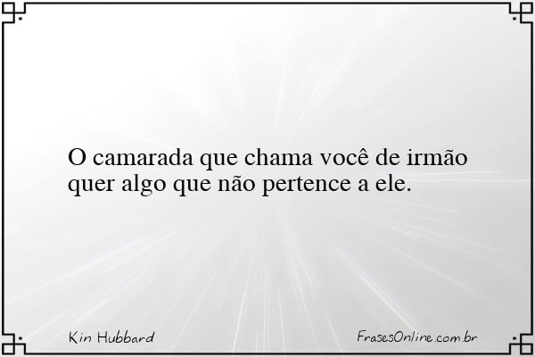Frase de Kin Hubbard