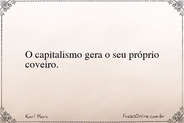 Frase de Karl Marx
