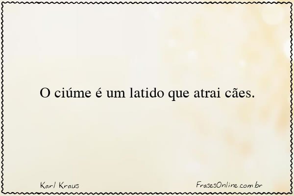 Frase de Karl Kraus