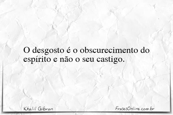 Frase de Khalil Gibran