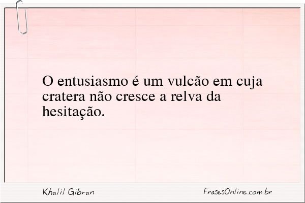 Frase de Khalil Gibran