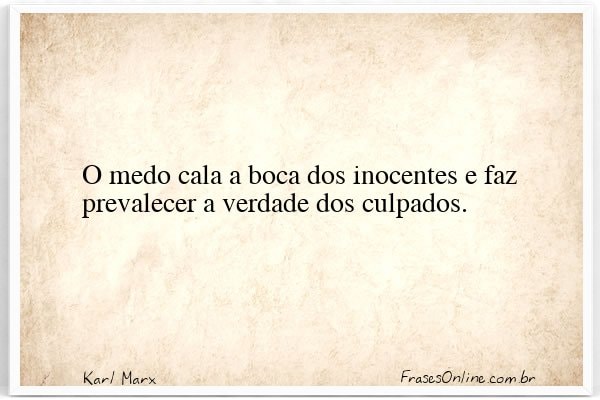 Frase de Karl Marx