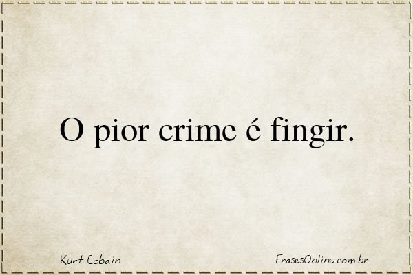 Frase de Kurt Cobain