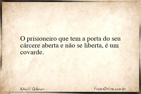 Frase de Khalil Gibran