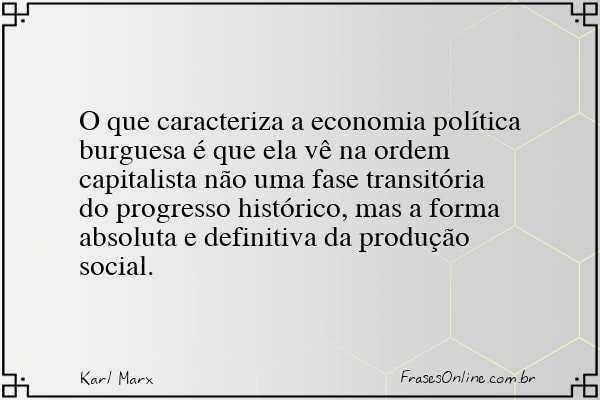 Frase de Karl Marx