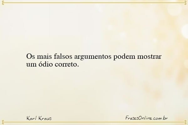 Frase de Karl Kraus