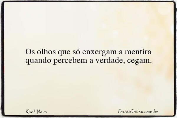 Frase de Karl Marx