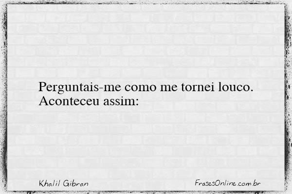 Frase de Khalil Gibran