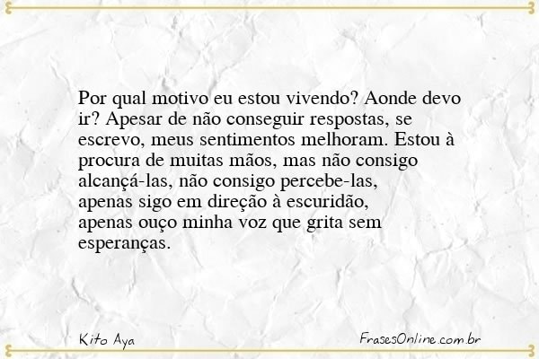 Frase de Kito Aya