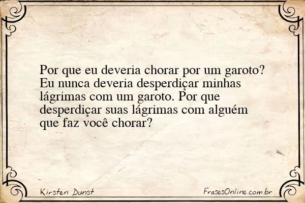 Frase de Kirsten Dunst